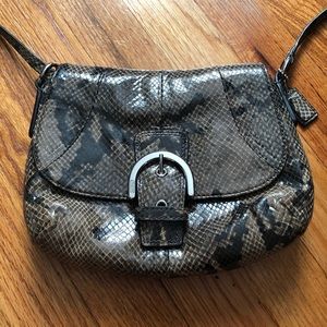 Coach Snakeskin Crossbody Bag!